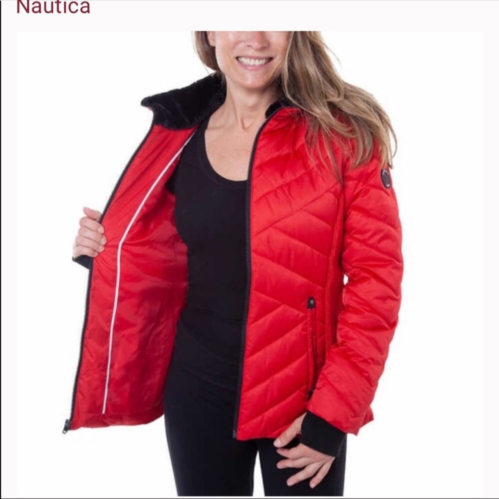 Nautica Women's Puffer Jacket - Picture 2 of 4